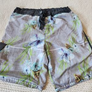 OP Gray Men's Boardshorts Size L (36 38)